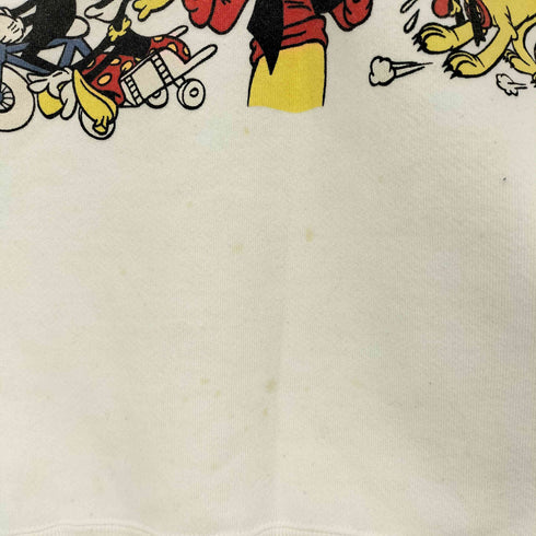 90s USA製 銀タグ キャラクタープリントスウェット メンズ import:S