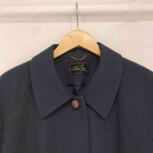 PURE CASHMERE カシミヤ100 ステンカラーコート レディース JPN:11号