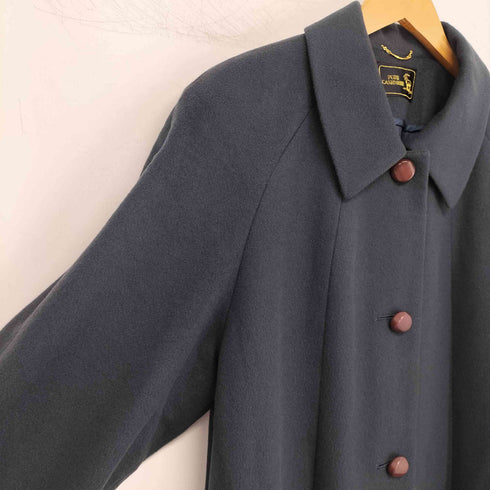 PURE CASHMERE カシミヤ100 ステンカラーコート レディース JPN:11号