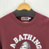 アベイシングエイプ A BATHING APE TREE EDGE CAMO COLLEGE RELAXED FIT CREWNECK SWEATSHIRT #1 メンズ import:L