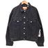 リーバイス Levis 90S TRUCKER トラッカージャケット ブラック デニム ジャケット レディース import:M
