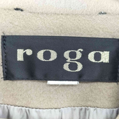 ROGA pure white cashmere ステンカラーコート レディース