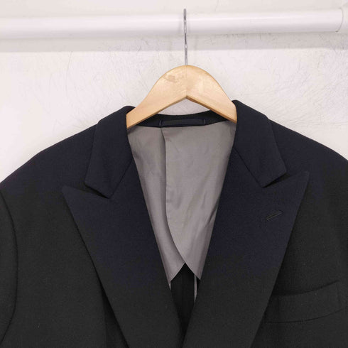 ECSAINE PLAZA カシミヤ100 ダブルブレスト テーラードジャケット cashmere100 by CROMBIE メンズ