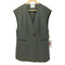 ミディウミソリッド MIDIUMISOLID 25SS no collar vest ノーカラーベスト レディース FREE