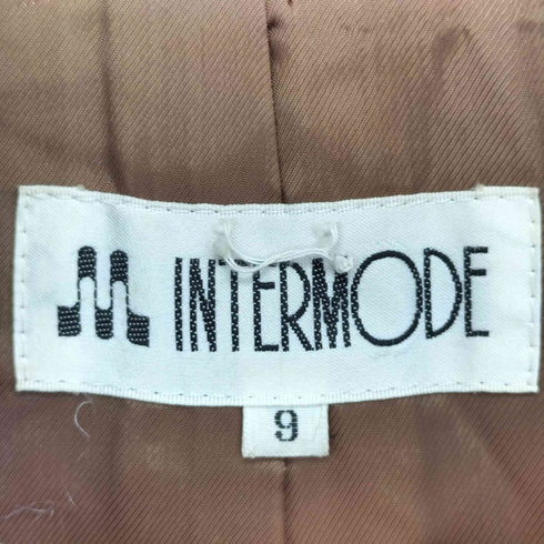 INTERMODE カシミヤ100 スタンドカラーコート レディース JPN:9号