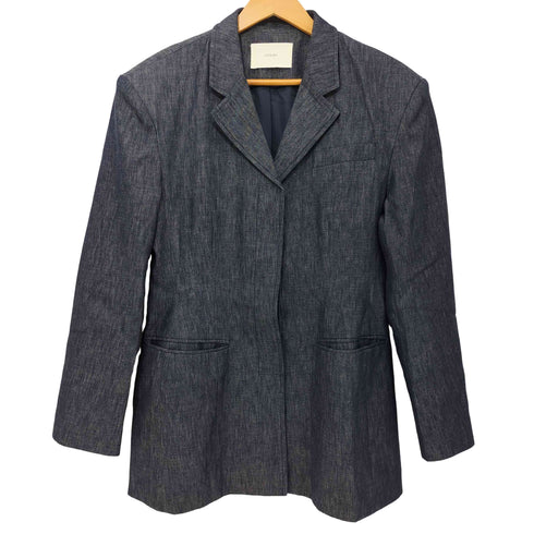 LONSLAN 25SS リネン混 ライトデニム テーラード レディース FREE