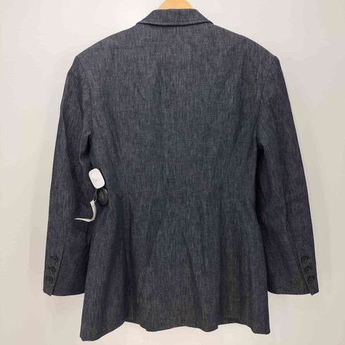 LONSLAN 25SS リネン混 ライトデニム テーラード レディース FREE