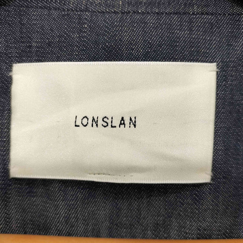 LONSLAN 25SS リネン混 ライトデニム テーラード レディース FREE