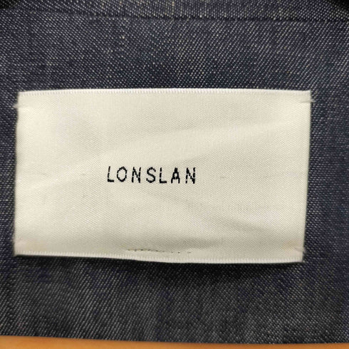 LONSLAN 25SS リネン混 ライトデニム テーラード レディース FREE