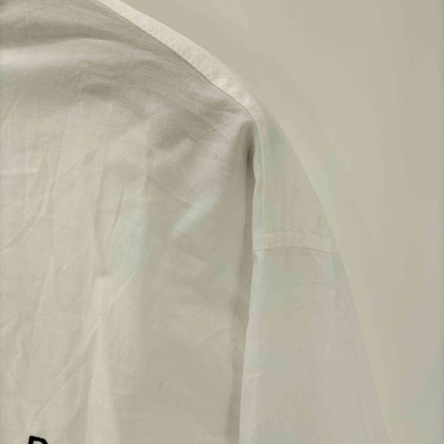 SLEEPING TABLET Rx ワンポイント ロゴ刺繍 バンドカラー シャツ メンズ JPN:1