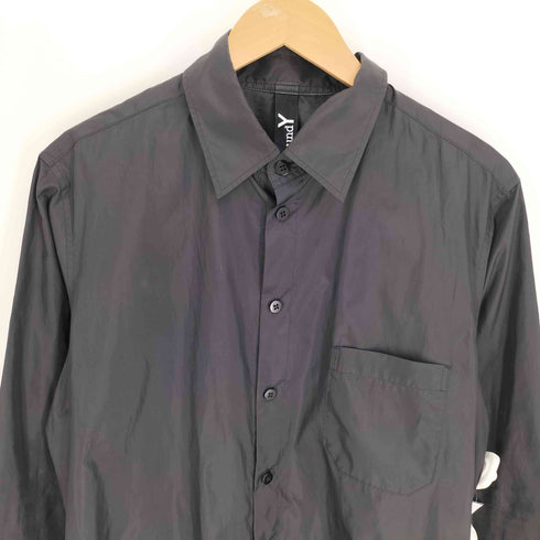 グラウンドワイ Ground Y 20SS バックロゴ ポリエステル タフタ ロングシャツ コート コーチジャケット メンズ JPN:3