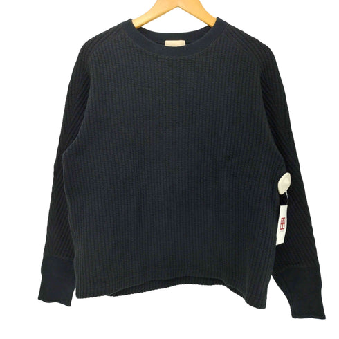 m.u JAPONESS 凸凹 L/S クルーネック スウェット メンズ FREE