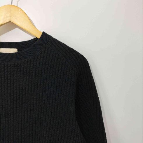 m.u JAPONESS 凸凹 L/S クルーネック スウェット メンズ FREE