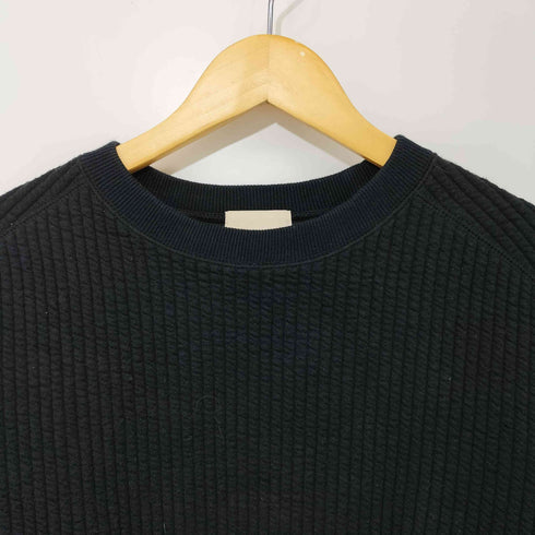 m.u JAPONESS 凸凹 L/S クルーネック スウェット メンズ FREE