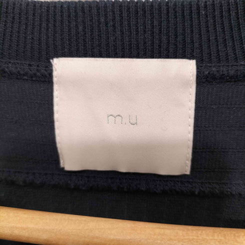 m.u JAPONESS 凸凹 L/S クルーネック スウェット メンズ FREE