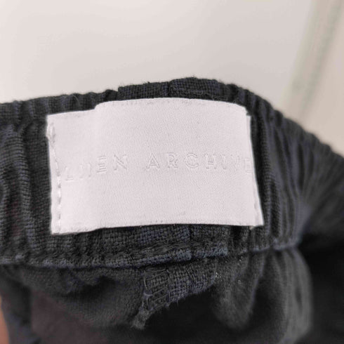 LINEN ARCHIVES リネン100 ワイド イージーパンツ メンズ