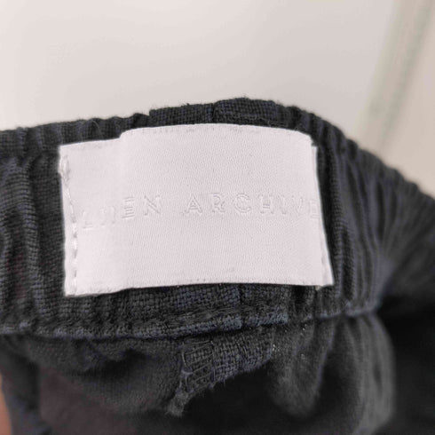 LINEN ARCHIVES リネン100 ワイド イージーパンツ メンズ