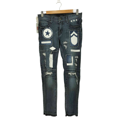 ヴォーギッシュ VOGUISH Y2K 平成 パッチワークデニムパンツ メンズ JPN:L