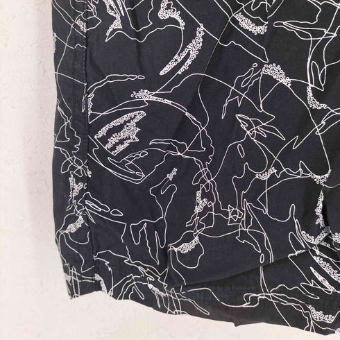 ホワイトマウンテニアリング WHITE MOUNTAINEERING FACTOR PATTERN PRINTED BROAD EASY SHORT PANTS メンズ JPN:1