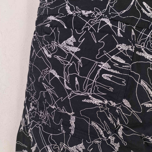 ホワイトマウンテニアリング WHITE MOUNTAINEERING FACTOR PATTERN PRINTED BROAD EASY SHORT PANTS メンズ JPN:1