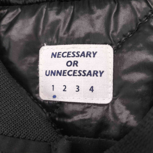 ネセサリーオアアンネセサリー Necessary or unnecessary 中綿ベスト メンズ JPN:1
