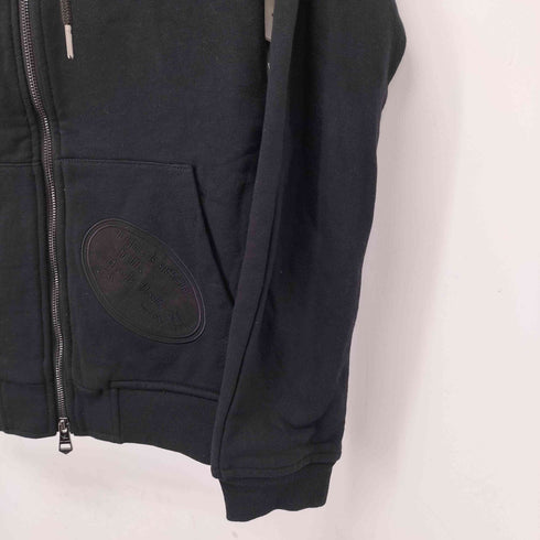 ウノピゥウノウグァーレトレリラックス 1PIU1UGUALE3 RELAX ワッペン刺繍ジップパーカー メンズ JPN:L