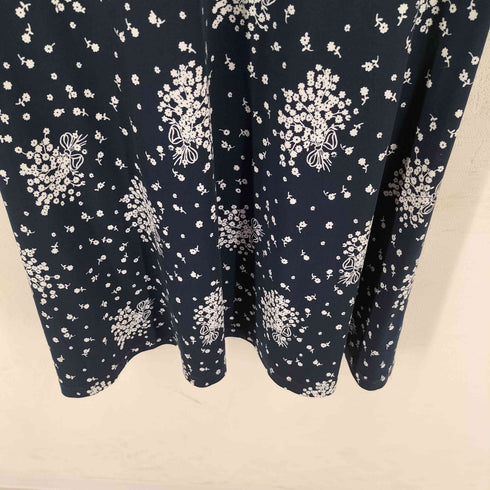 ローラアシュレイ LAURA ASHLEY 花柄 フレンチスリーブ ロングワンピース レディース 7
