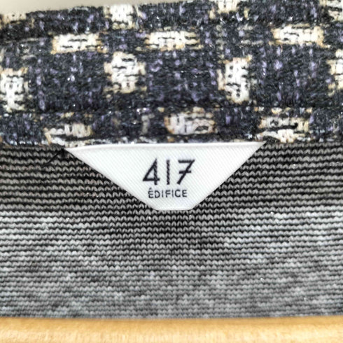 フォーワンセブンバイエディフィス 417 by EDIFICE プリントジャージ―ジャケット メンズ import:M