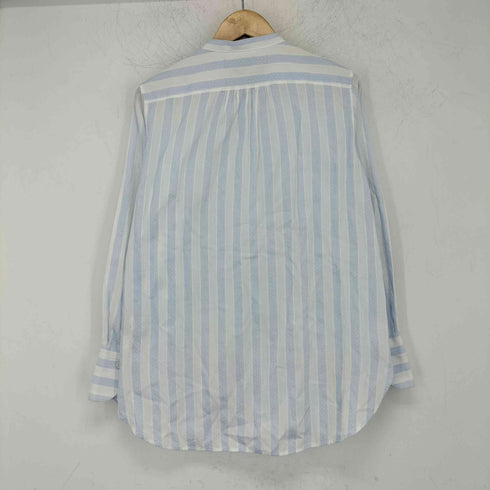 バグッタ Bagutta NLERA バンドカラーストライプロングシャツ レディース S