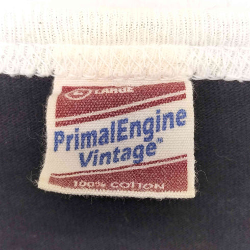 PRIMAL ENGINE 両面プリント ラグランスリーブ Tシャツ メンズ JPN:L