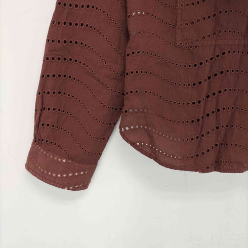 バグッタ Bagutta EMILYT ノーカラーレースブラウス レディース M