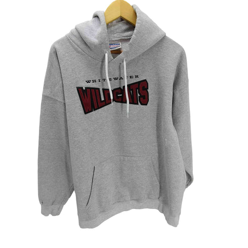 ヘインズ Hanes ULTIMATE COTTON 90S WILDCATS 刺繍 ヘビーウェイト カレッジ フーディー パーカー ビックサイズ メンズ import:L