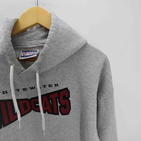 ヘインズ Hanes ULTIMATE COTTON 90S WILDCATS 刺繍 ヘビーウェイト カレッジ フーディー パーカー ビックサイズ メンズ import:L