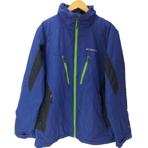 コロンビアスポーツウェア Columbia Sportswear 90S フード着脱可 スイッチングカラー ナイロン マウンテンジャケット メンズ import:M
