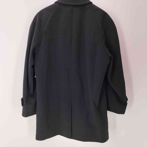 カシミヤ CASHMERE CASHMERE 100% Balmacaan Coat オールカシミア バルマカーン ステンカラーコート 比翼 メンズ JPN:3