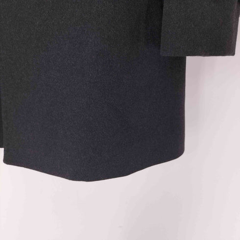 カシミヤ CASHMERE CASHMERE 100% Balmacaan Coat オールカシミア バルマカーン ステンカラーコート 比翼 メンズ JPN:3