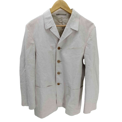 ポールスミスロンドン Paul Smith LONDON Cotton Linen 4B Tailored Jacket 裏地背抜き 綿麻生地 コットン リネン テーラードジャケット メンズ import:M