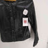 トゥービーバイアニエスベー To b. by agnes b. 90S Lamb Leather Jacket サンライズ期 裏地水玉 ドット レース装飾 羊革 ノーカラー ラムレザー ジャケット レディース FR:36