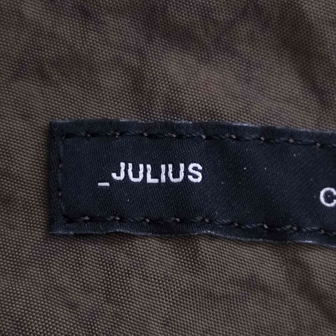 ユリウス JULIUS 24 PRE FW Nylon High Count Taffta Cargo Short Pants メンズ JPN:2