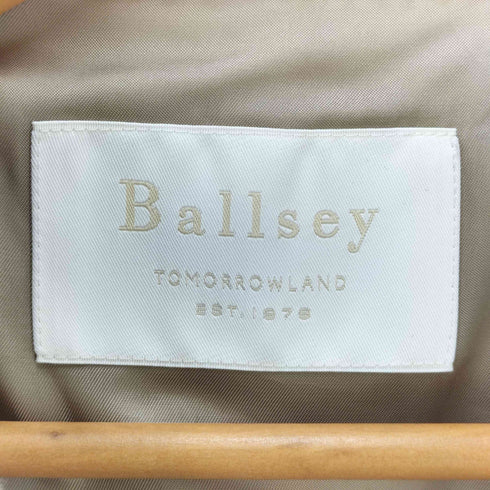 ボールジー BALLSEY プレミアムウールリバー オープンカラーショートコート レディース 34