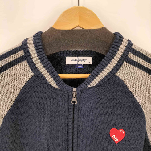 CODEGRAPHY Raglan Knit Zip-up メンズ JPN:M