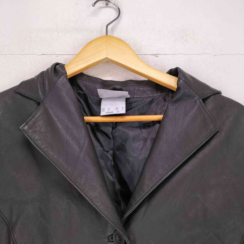 GENUINE LEATHER リアルレザーチェスターコート レディース 46