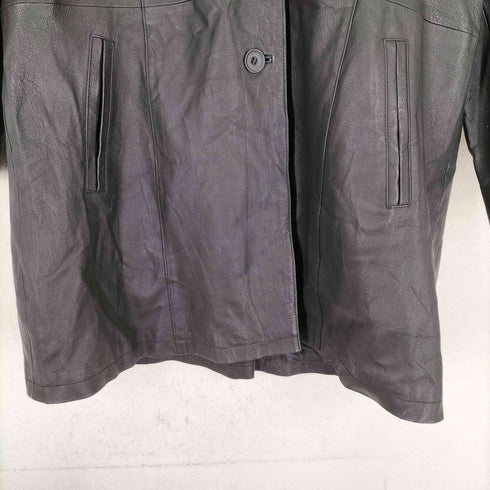 GENUINE LEATHER リアルレザーチェスターコート レディース 46