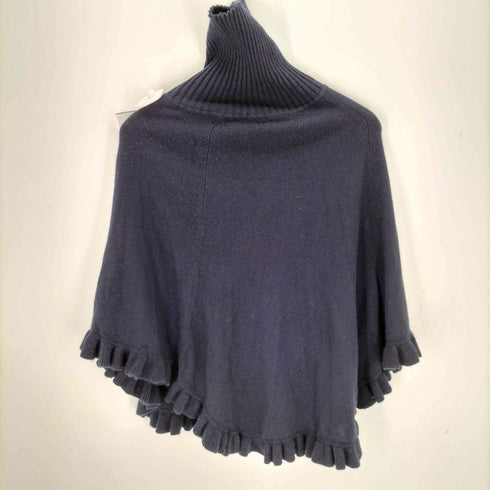 バーニーズニューヨーク BARNEYS NEWYORK カシミヤ100% ニットポンチョ レディース