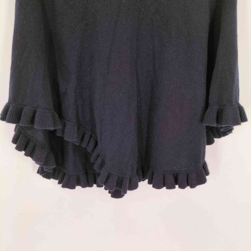 バーニーズニューヨーク BARNEYS NEWYORK カシミヤ100% ニットポンチョ レディース