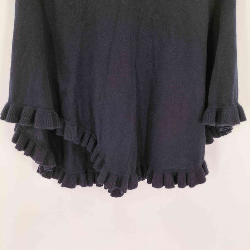 バーニーズニューヨーク BARNEYS NEWYORK カシミヤ100% ニットポンチョ レディース