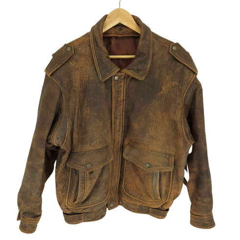 A-2 羊革 ラムレザー フライト ジャケット メンズ