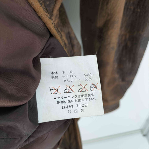 A-2 羊革 ラムレザー フライト ジャケット メンズ