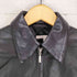 ザラ ZARA CUIR LEATHER リアルレザージップジャケット レディース S