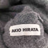 AKIO HIRATA フラワーモチーフニットキャップ レディース